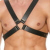 Men's 1.75" Large Buckle Harness - Black