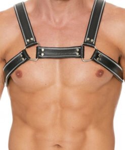 Z Series Chest Bulldog Harness - Black/Black - S/M