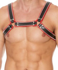 Z Series Chest Bulldog Harness - Black/Blue - L/XL