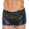 Versatile Leather Shorts - Black/Blu - S/M