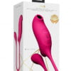 Quino - Air Wave & Vibrating Egg Vibrator - Pink