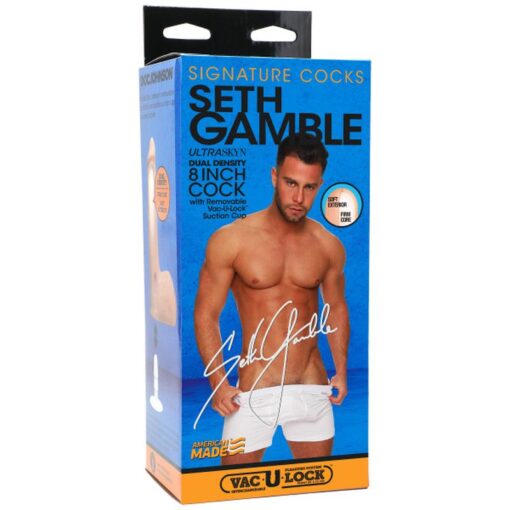 Seth Gamble Ultraskyn Cock Vanilla 8in - Image 2
