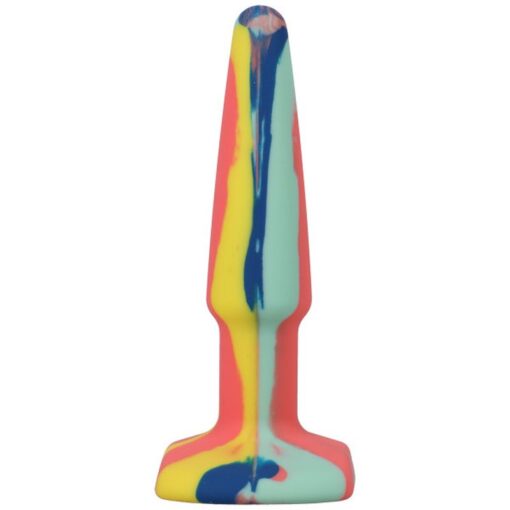 Groovy Silicone Anal Plug 4in Sunrise - Image 2