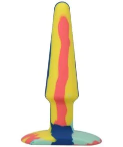 Groovy Silicone Anal Plug 5in Sunrise