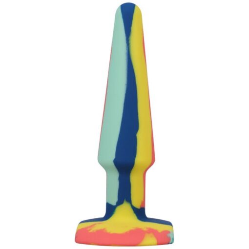 Groovy Silicone Anal Plug 5in Sunrise - Image 3