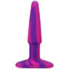 Groovy Silicone Anal Plug 4in Berry