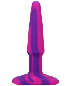 Groovy Silicone Anal Plug 4in Berry