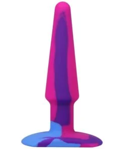 Groovy Silicone Anal Plug 5in Berry