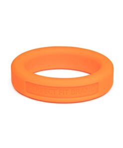 Classic Silicone Medium Stretch Penis Ring 36mm Orange