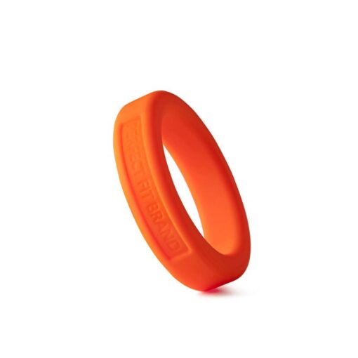 Classic Silicone Medium Stretch Penis Ring 36mm Orange - Image 3