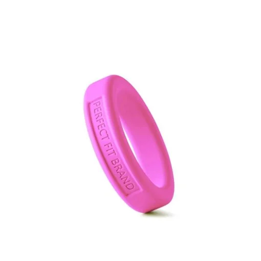 Classic Silicone Medium Stretch Penis Ring 36mm Pink - Image 2