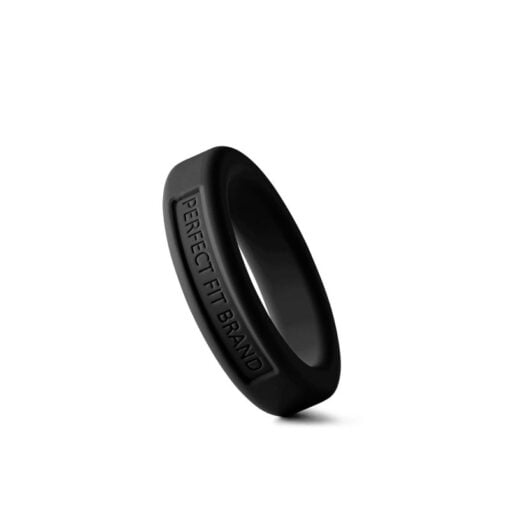Classic Silicone Medium Stretch Penis Ring 36mm Black - Image 2