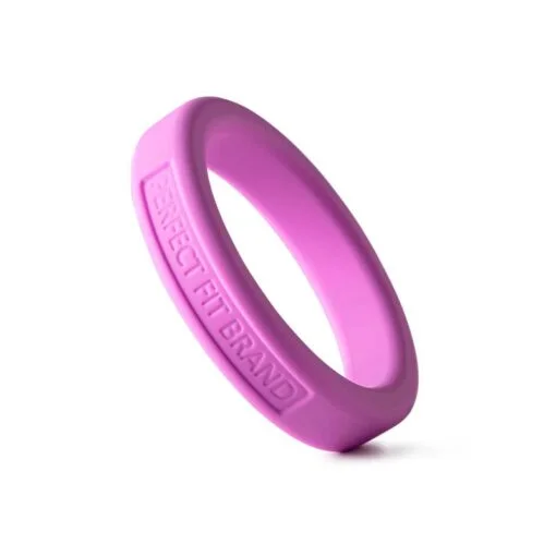 Classic Silicone Medium Stretch Penis Ring 44mm Pink - Image 2