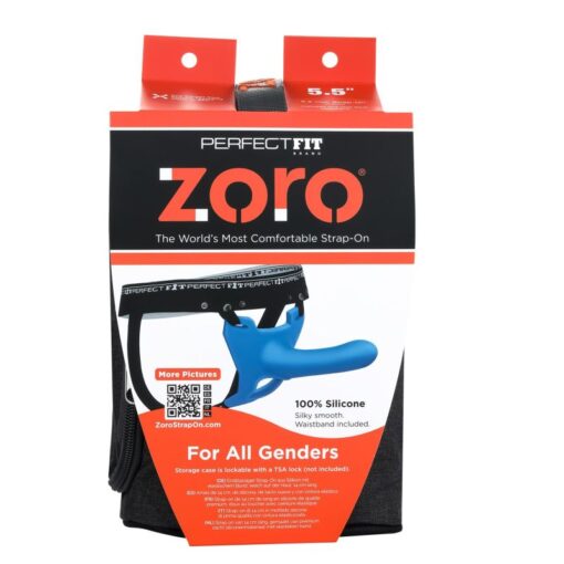 Zoro Strap-On 5.5in Blue - Image 2