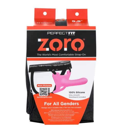 Zoro Strap-On 5.5in Pink - Image 2