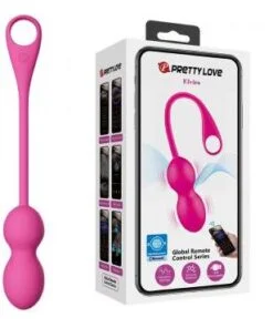 Vibrating Kegel Balls "Elvira" Magenta
