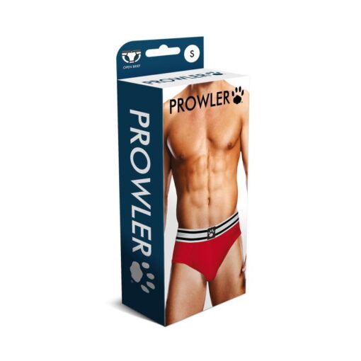 Prowler Open Back Brief Red/White - Image 3
