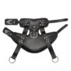 Suspension Cuffs Saddle Leather Heavy Duty - Black