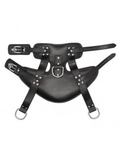 Suspension Cuffs Saddle Leather Heavy Duty - Black