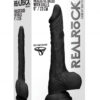 Realistic Dildo With Balls 23cm Black