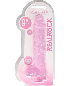 9 Inch / 23 cm Realistic Dildo With Balls - Pink