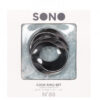 No 86 - Cock Ring Set - Black