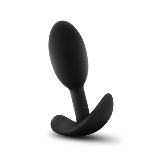 Anal Adventures Platinum Silicone Vibra Slim Plug Small - Image 3