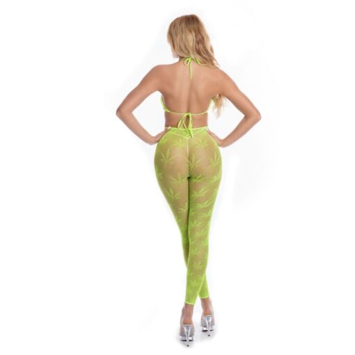 All About Leaf Bra Set Green - Image 2