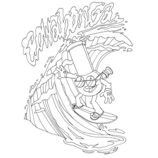 High AF Colouring Book - Image 3