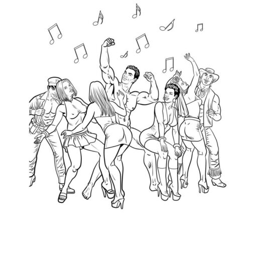 Bachelorette Party Colouring Book - Image 3