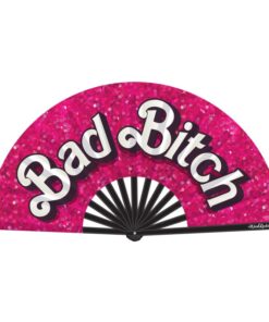 Bad Bitch Folding Fan