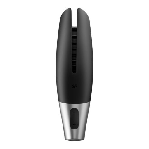 Satisfyer Power Masturbator Black Silver - Image 2