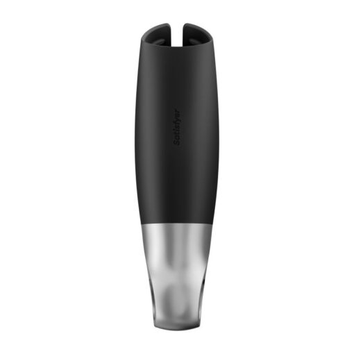 Satisfyer Power Masturbator Black Silver - Image 5