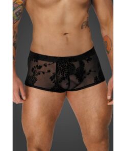 Flock Embroidery Short-Shorts