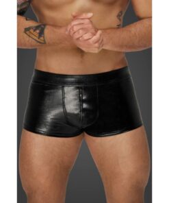 Snake Wetlook Short Shorts