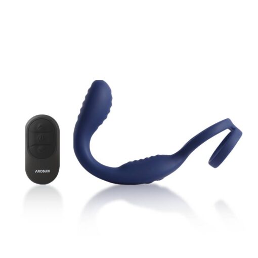 VibraDuo Vibrating Anal Probe and Perineum Stim with Cockring