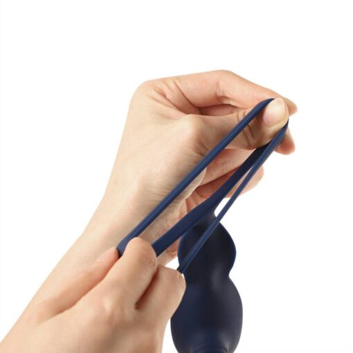 VibraDuo Vibrating Anal Probe and Perineum Stim with Cockring - Image 4