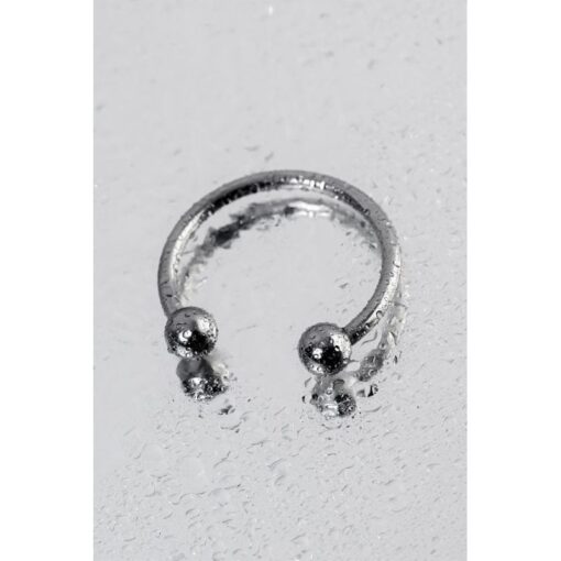 Silver Metal 30mm Penis Erection Ring - Image 2