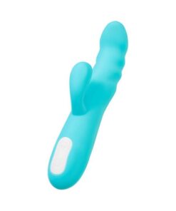 JOS Merry Swirl Rotating Shaft Rabbit Vibrator Blue