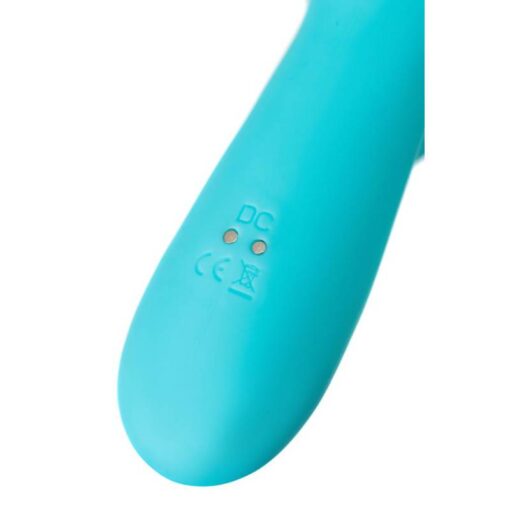 JOS Merry Swirl Rotating Shaft Rabbit Vibrator Blue - Image 4