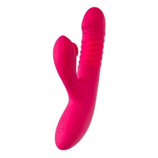 JOS Seri Thrusting Vibrator with Clitoral Stimulator Pad - Image 2