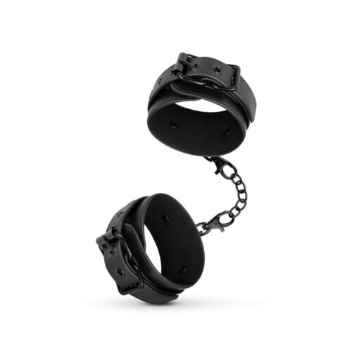 Faux Leather Handcuffs Black - Image 8