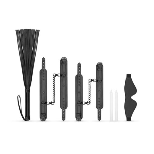 Kinky Bondage Set 5 Pc Black - Image 4
