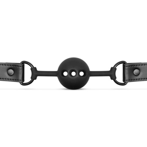Breathable Silicone Ball Gag Black - Image 3