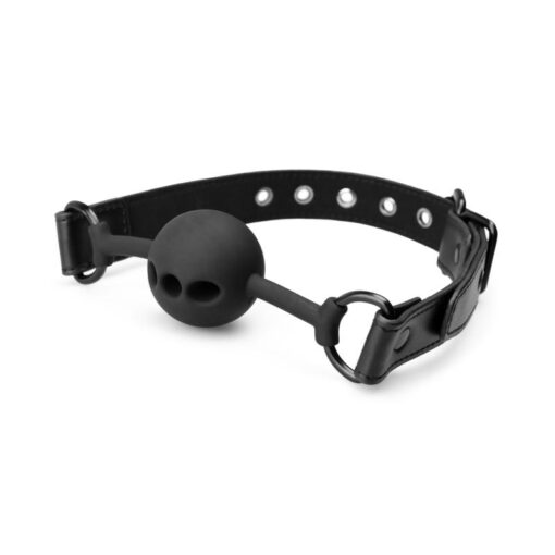 Breathable Silicone Ball Gag Black - Image 4