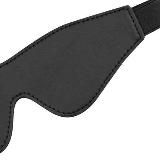 Faux Leather Blindfold Black - Image 3