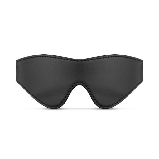 Faux Leather Blindfold Black - Image 4