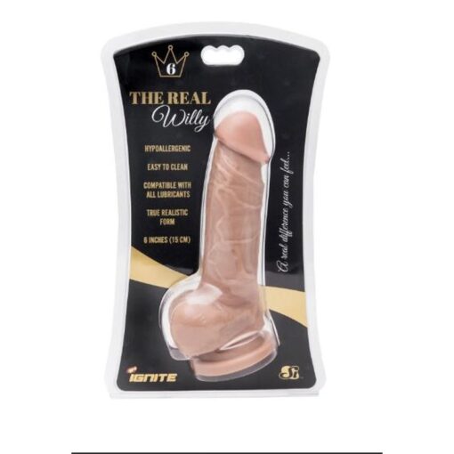The Real Willy 6in Dildo Vanilla