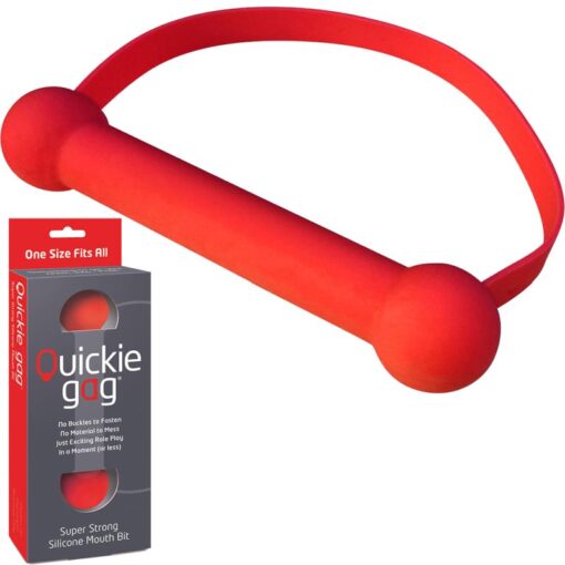 Quickie Gag Mouth Bit Red - Image 2