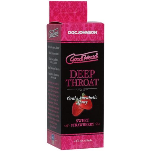 GoodHead Deep Throat Spray Strawberry 59ml - Image 2